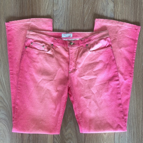 Roberto Cavalli Pink Ombré Sparkly Barbie Jeans/Pants - Picture 4 of 8